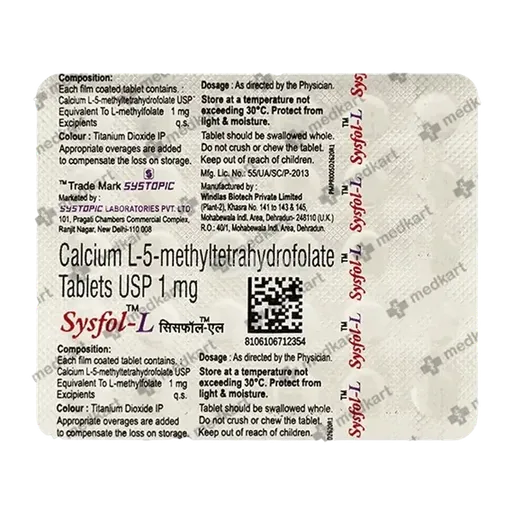 sysfol l tablet 30's